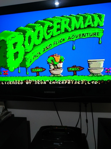 Chip Jogo Boogerman Original Mega Drive Tectoy (sem Carcaça)