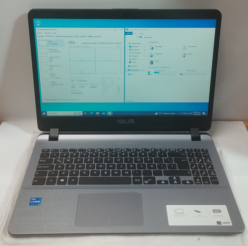 Asus Vivobook 15.6  A507u Core I7-6500u 8gb Ram Ssd 240gb