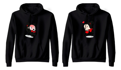 Sudadera Parejas Enamorados Amor Pucca Garu Novios Corazon