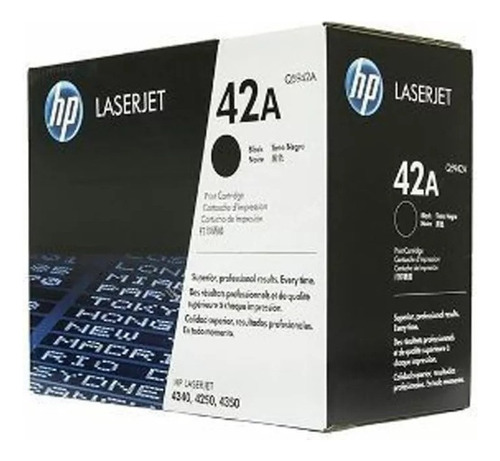 Toner Hp 42a Q5942a Laser 4240 4250 4350 Negro Original