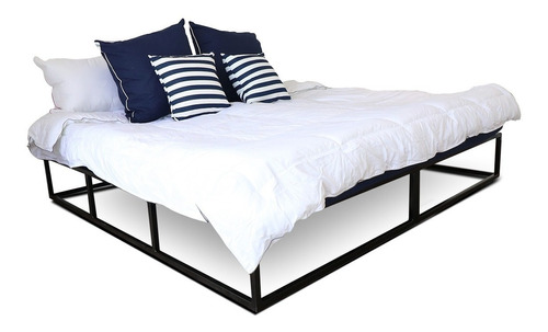 Base De Cama King Size De Metal Fashion Metal Saint 190x200