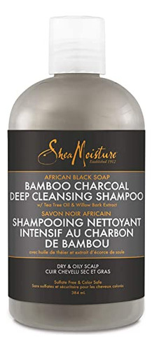 Shea Moisture Jabón Negro Africano Bambú Carb.