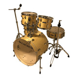 Bateria 5 Cuerpos Taurus Maple Mfp610 Natural + Set Soportes