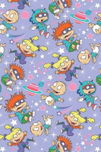 Planilla De Stickers Rugrats Mod 15 Aprox 28cm