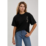 Remeron Espalda Estampada Dereck Negro S Rimmel