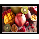 Quadro Frutas Fruteira Sucos Naturais Quiosque Decorar R823