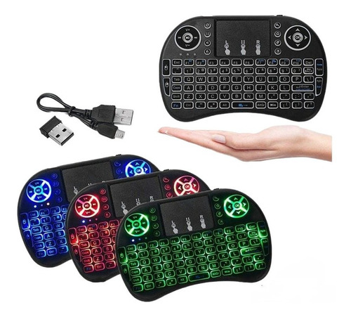 Mini Teclado Inalámbrico Para Smart Tv Android Tv Box Pc 2.4