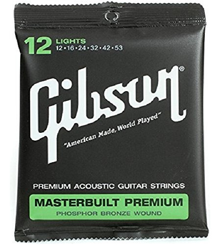 Gibson Masterbuilt Cuerdas De Guitarra Acustica De Bronce De