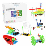 Kit De 6 Juegos Stem, Motor De Cc Robótico Electrónico Pa.