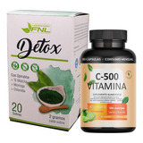 Detox Adelgazante Elimina Grasas + Vitamina C Pack 