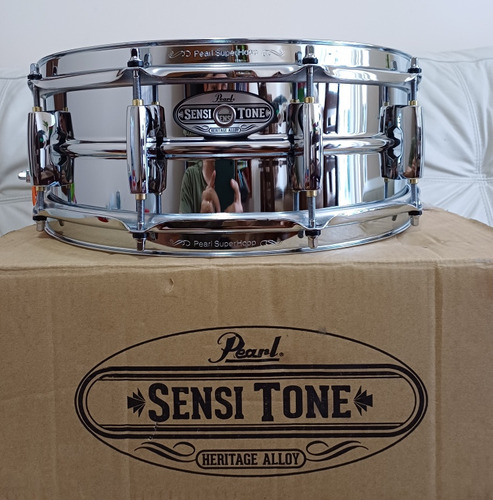 Pearl Sensitone Heritage 14x5 Nova!! (n É Dw, Tama, Mapex)