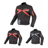 Jm Campera Cordura Nine To One Volt Negro Rojo Nto