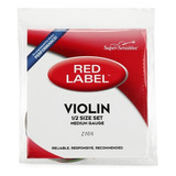 Juego De Cuerdas P/violin 1/2 2104 Red Label Super Sensitive