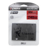 Disco Sólido Interno Kingston Sa400s37/240g 240gb Preto