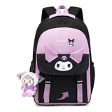 Mochila Escolar Tridimensional De Dibujos Animados De Kuromi