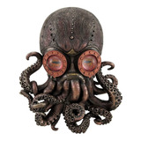 Magnífica Escultura De Pulpo Steampunk  De Pared Veronese