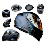 Casco Para Motociclista Hro 3440 Negro Mate Certificado Dot 