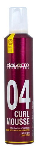 Mousse Curl Foam Salerm 300ml Espuma Rizos Definidos