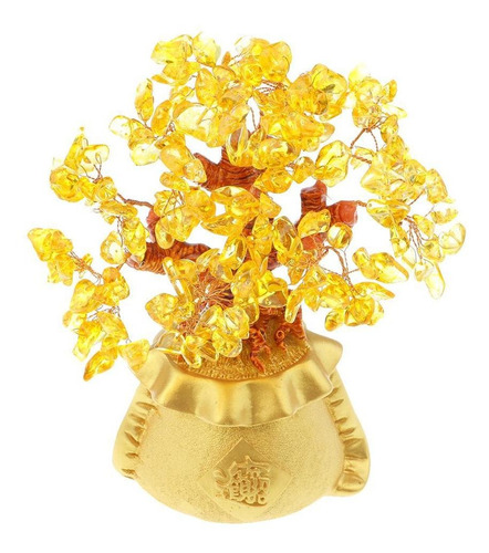 Cristal Árbol De Dinero De Tradición China Fengshui