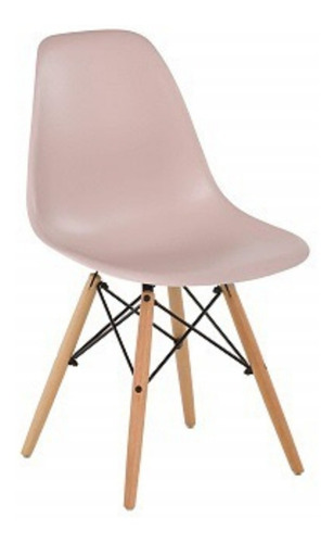 Silla Rosa Pastel Eames Escritorio Decoración