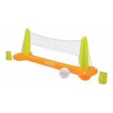 Juego Red De Volleyball Inflable  Alberca Marca Intex