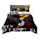 Funda De Edredón Luffy, Ropa De Cama Tamaño King De Anime 1