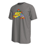 Playera De Hombre Nike Sportswear Swoosh Gris