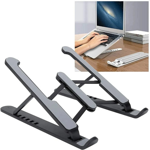 Soporte Base 7 A14 Notebook Tablet Pvc Inclinación Regulable