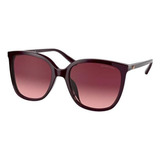 Lentes Michael Kors Mk2137u 30058g Anaheim Para Mujer Lente Vino Varilla Vino Armazón Vino Diseño Ovalado