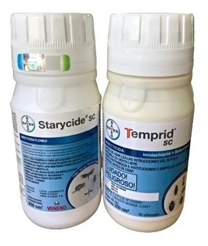 Kit Bayer Larvas Starycide 250ml + Temprid 250ml