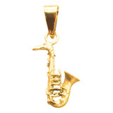 Dije De Oro 14 Kilates Saxofón