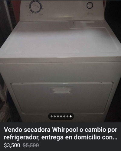 Secadora De Ropa Whirpool Semi Nueva, Muy Poco Uso.