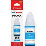 Botella Tinta Canon Pixma Gi-190  Cian 