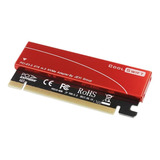 Placa De Expansão Nvme M.2 Ngff Ssd Para Pcie 3.0 X16 Com