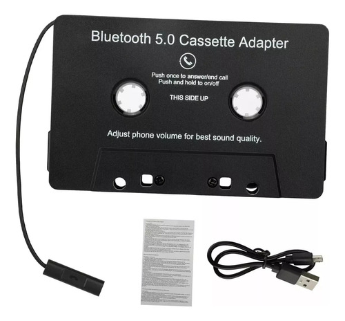 Adaptador De Casete Bluetooth, Convertidor De Cinta Bluetoot