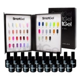 Gama Gel Para Uñas Full Color Smartgel + Muestrario 42 Tonos