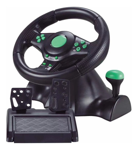 Volante Racer Xbox 360 Ps3 Ps2 Pc Pedal Cambio Vibração