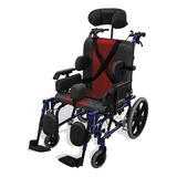 Silla Para Parálisis Cerebral Marca Handy S800 Reclinable Color Negro