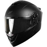 Casco Moto Negro Carbono Abatible Led Kov Zero Aleron Gafas Tamaño Del Casco M