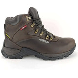 Bota Bull Terrier Discovery Waterproof Couro Natural Burnet