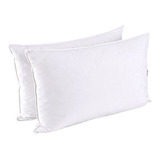 Puredown Down Almohadas De Plumas Para Dormir, Set 2, Queen