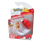 Figura Chimchar E Poke Ball Clip 'n' Go Pokemon Sunny 2606