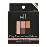 E.l.f. Clay Eyeshsdow Palette Saturday Sunsets Mini Paleta