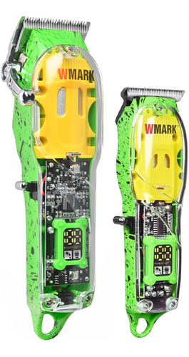 Kit Maquina De Corte E Acabamento Wmark Ng 508  Ng 308 Verde