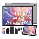 Tablet 10.1'' 64gb+4gb Memoria Ram Android Wifi Con Funda