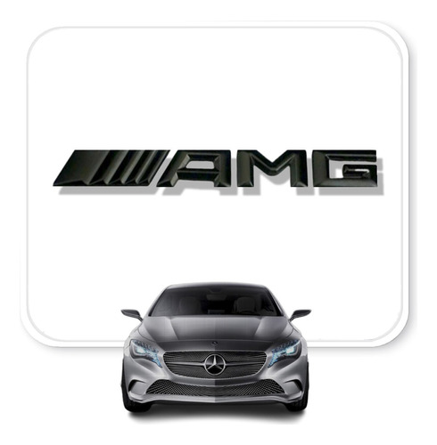 Insignia Amg Negra Mate Original Oem Con 3m Tuningchrome