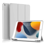 Funda iPad 10.2 Kenke Delgado Soporte Lápiz Tpu Gris