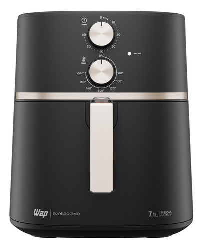 Fritadeira Elétrica Sem Óleo 1700w Mega Air Fryer 2 Em 1 Wap