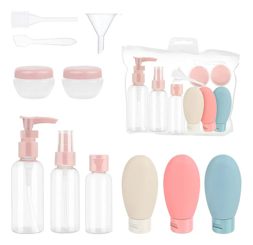 Rellenables Botellas De Viaje Silicona 11 Pack Botes