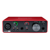 Interfaz Audio Placa Sonido Focusrite Scarlett Solo Usb 3gen